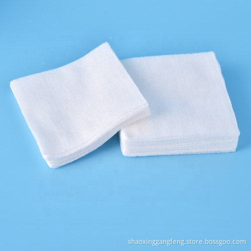 Cotton 10x10 x-ray detectable sterile medical gauze swabs